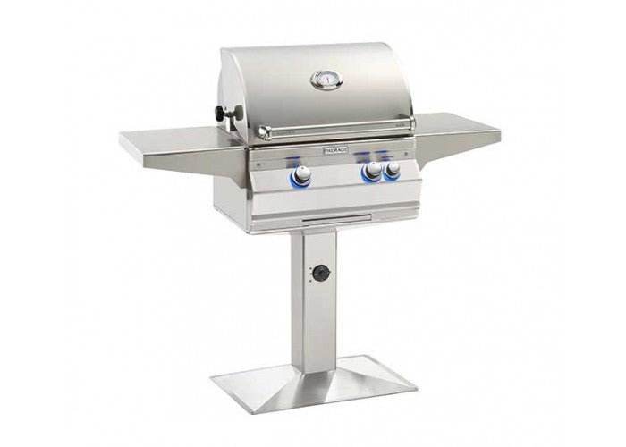 Fire Magic 2020 Aurora A430s Patio Post Mount Grill with Rotisserie