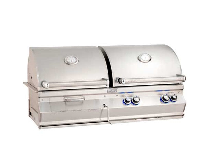 Fire Magic 2020 Aurora A830i Gas and Charcoal Combo Grill