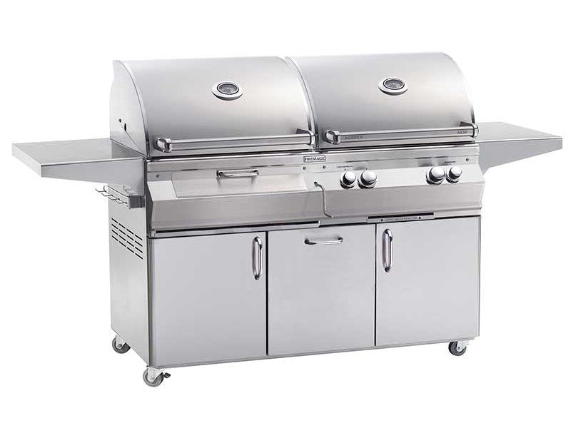 Fire Magic 2020 Aurora A830s Gas and Charcoal Combo Portable Grill
