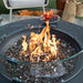Elementi Plus Nimes Round Concrete Fire Pit Table - Fire Pit Oasis