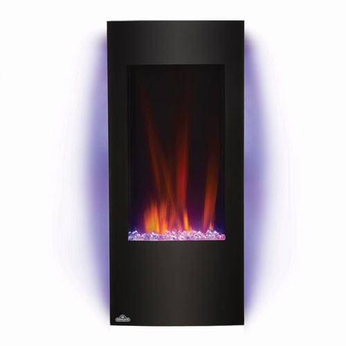 Napoleon Azure 38-In Vertical Black Wall Mount Electric Fireplace