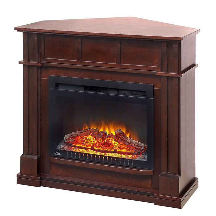 Bailey Wall/Corner Electric Fireplace Mantel Package in Espresso