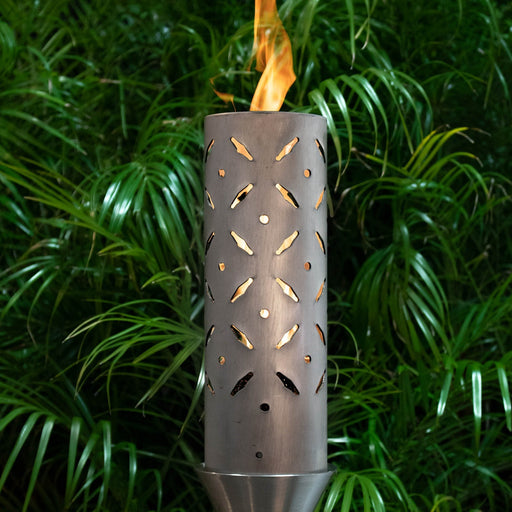 TOP Fires by The Outdoor Plus Diamond Plate Fire Torch - Fire Pit Oasis