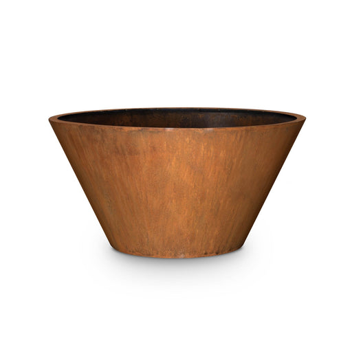 TOP Fires by The Outdoor Plus Sierra Corten Steel Planter 30" - 20" Tall - Fire Pit Oasis