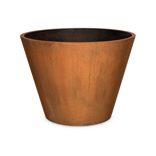 TOP Fires by The Outdoor Plus Sierra Corten Steel Planter 48" - 30" Tall - Fire Pit Oasis